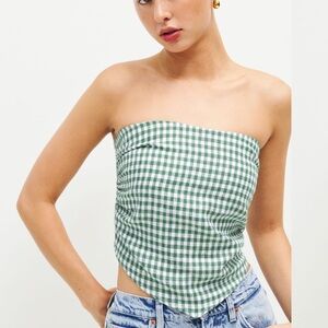 Reformation Dillon Linen Top